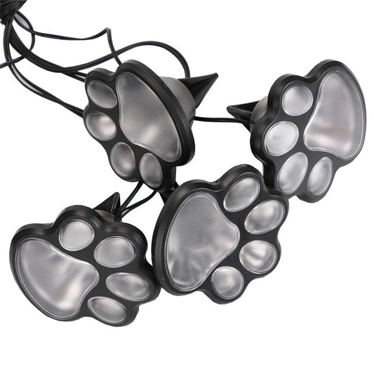 Outdoor 4 LED Solar Animal Paw Light Portable Solar Lamp Light