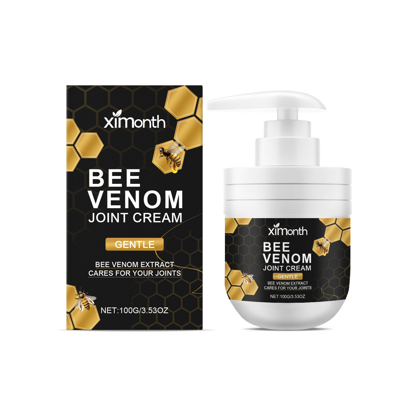 Ximonth Bee Venom Soothing Massage Cream, Moisturizes And Soothes Joint Discomfort With Daily Massage For Topical Treatment