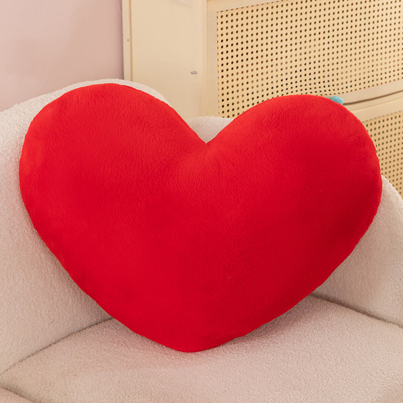 Heart-shaped Plush Pillow Cushion for Dance Valentine's Day Wedding and Couple Gifts