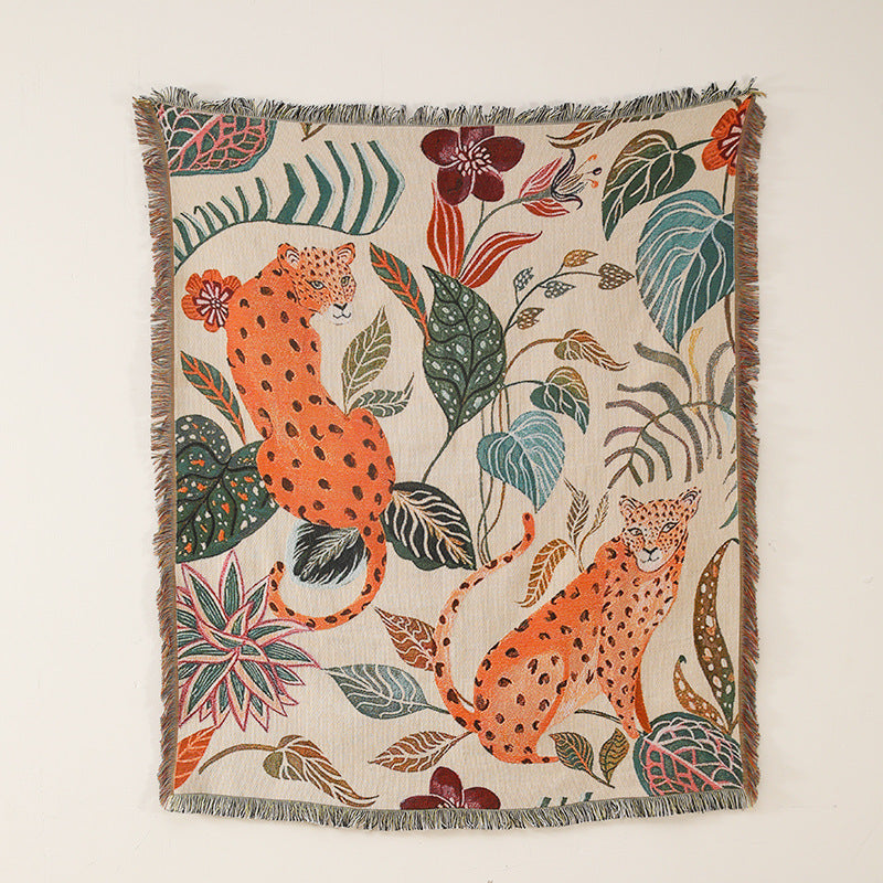 Artistic Sketch Throw Blanket, Camping Blanket, Leisure Blanket, Nap Blanket, Sofa Throw, Picnic Blanket, Bed End Blanket