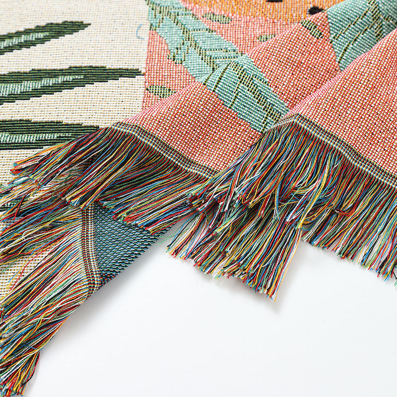 Artistic Sketch Throw Blanket, Camping Blanket, Leisure Blanket, Nap Blanket, Sofa Throw, Picnic Blanket, Bed End Blanket